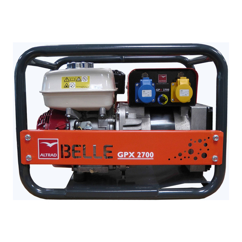 Altrad BELLE GPX Series Operator's manual