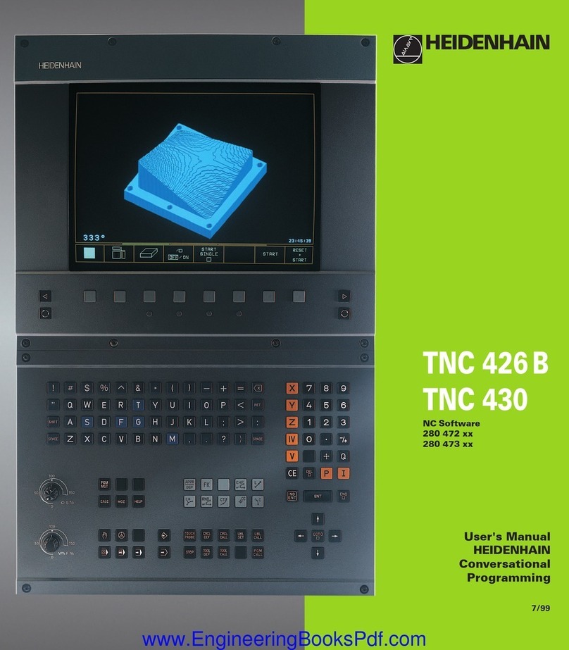 HEIDENHAIN TNC 426 B user manual