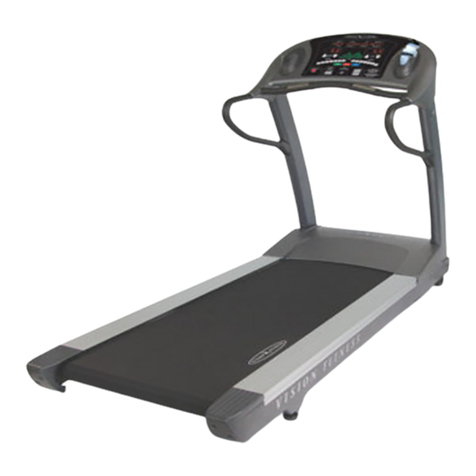 JohnsonFit Vision T9800HRT User manual
