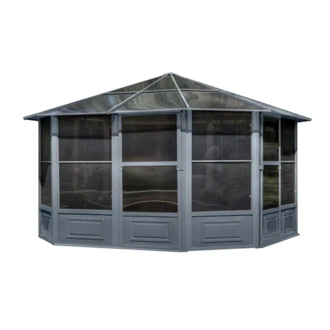 Gazebo penguin 41212MR-12 SAND User manual