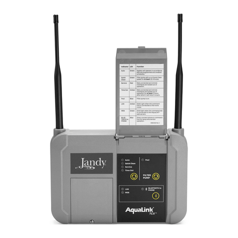 Jandy AquaLink TCX User manual