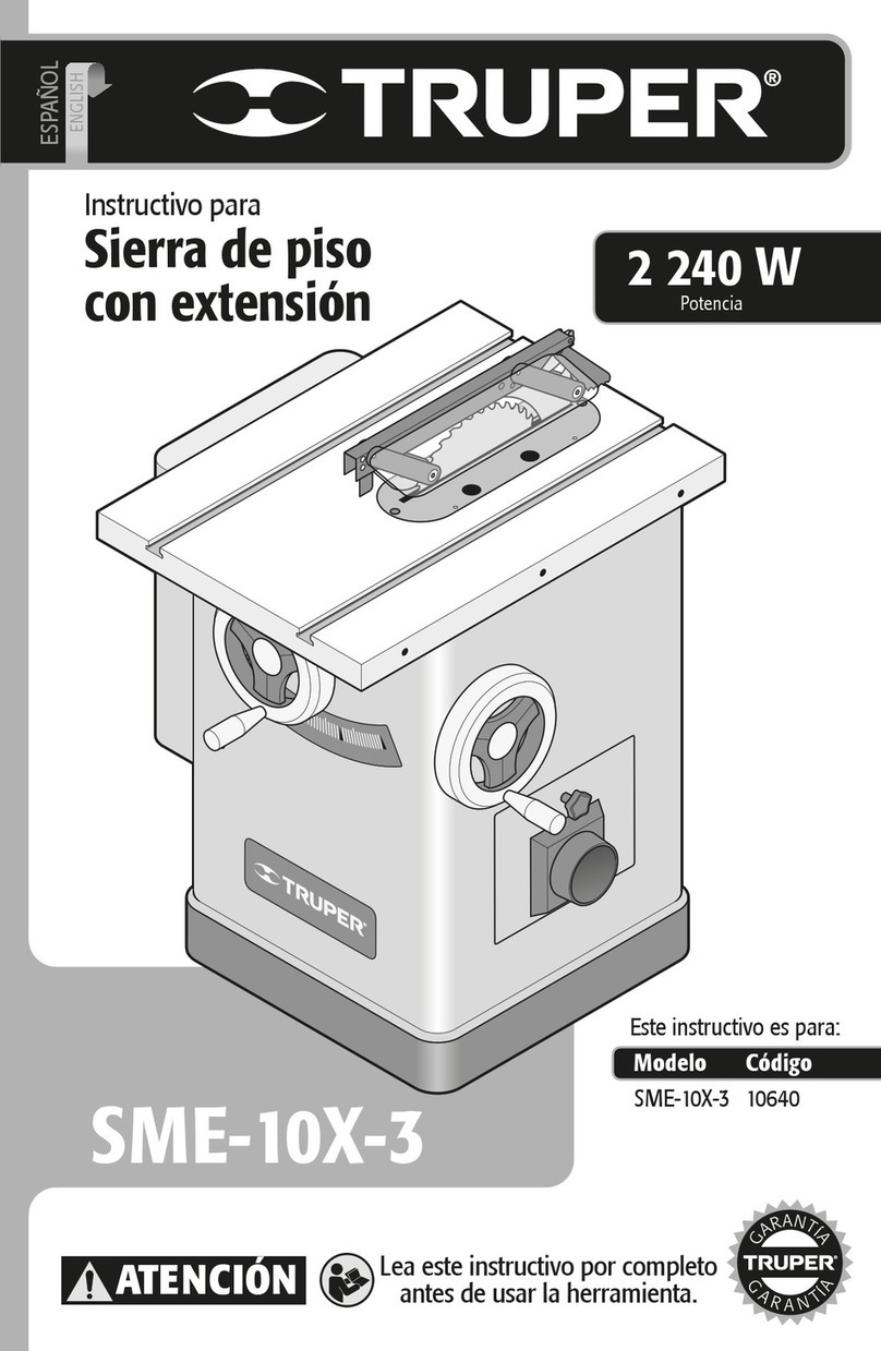 Truper SME-10X-3 User manual