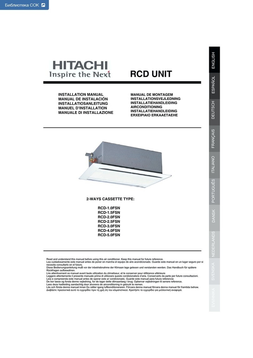 Hitachi RCD-1.0FSN User manual
