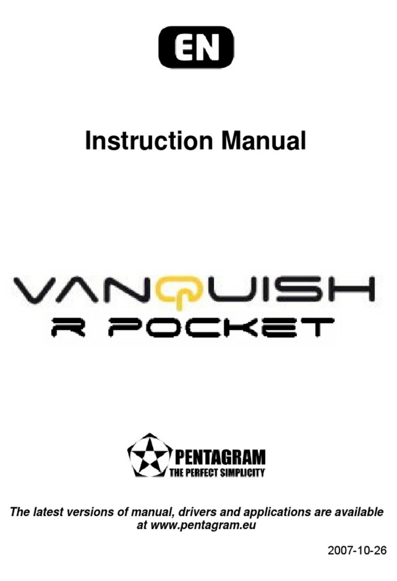 Pentagram VANQUISH R POCKET User manual