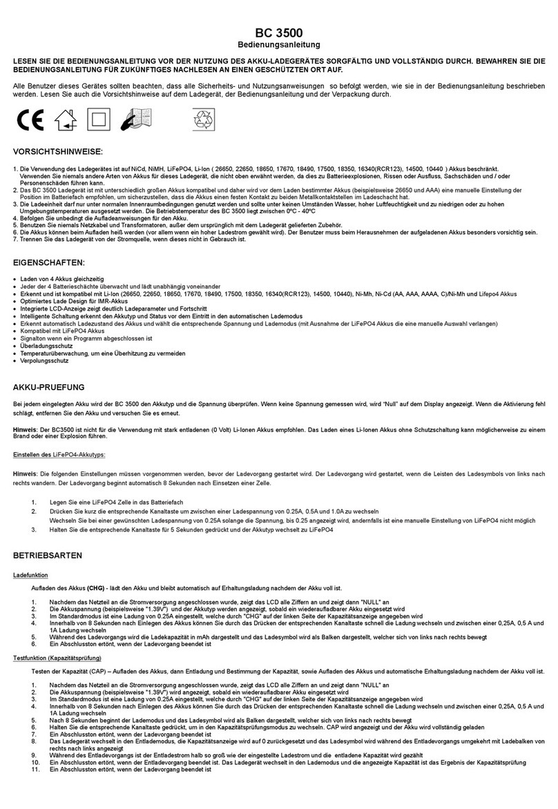 Technoline BC 3500 User manual