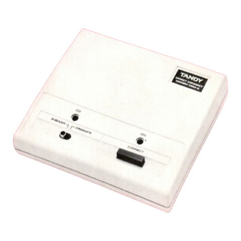 Tandy DCM-6 Operation manual
