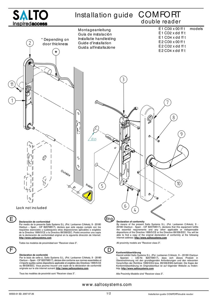 Salto E1CD0x00fft installation guide