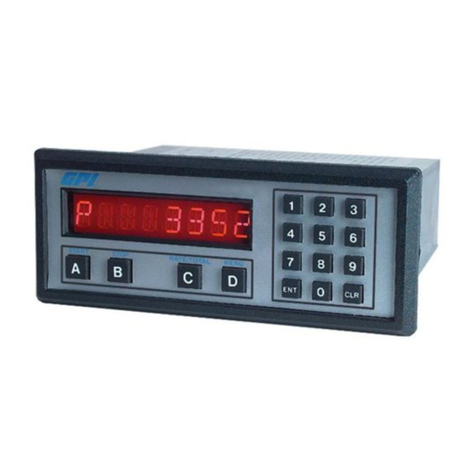 GPI GBT 110 Installation and operating manual