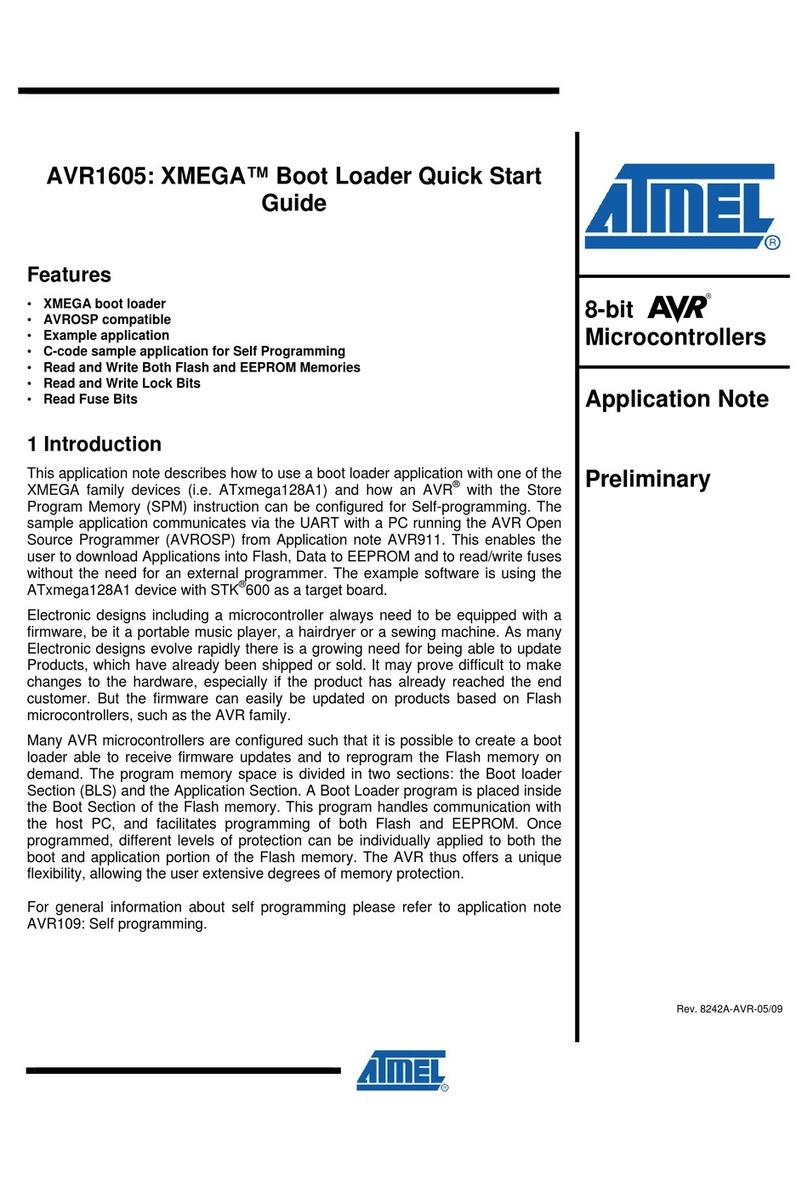 Atmel AVR1605 User manual
