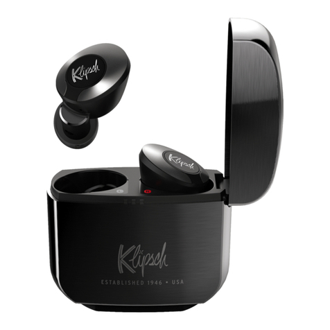 Klipsch T5 II True Wireless ANC manual
