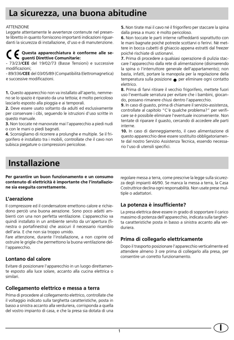 Indesit GSE160 C manual