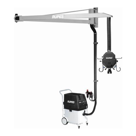 Rupes MK6000 START-UP, OPERATING AND MAINTENANCE INSTRUCTIONS