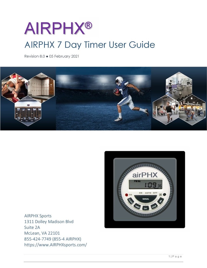 Airphx 7 Day Timer user guide