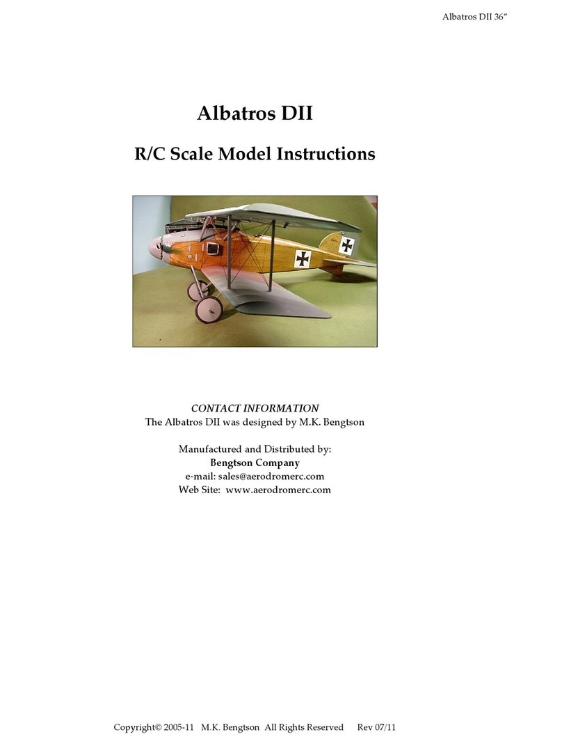 Bengtson Company Albatros DII instructions