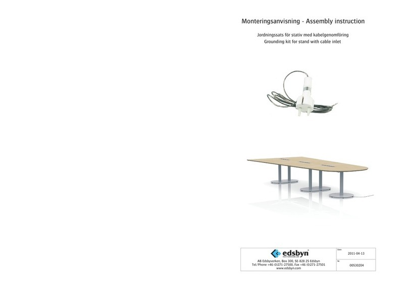 Edsbyn CONNECT Assembly instruction