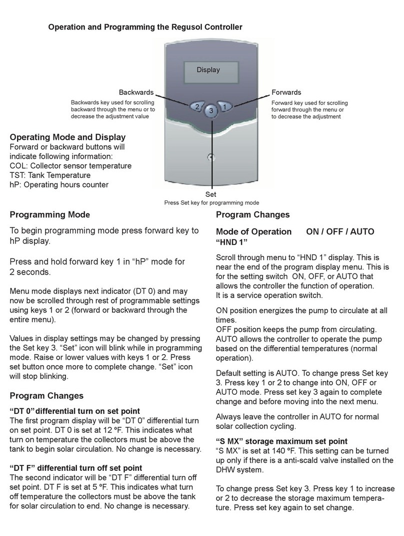 oventrop OV-5 OPERATION AND PROGRAMMING