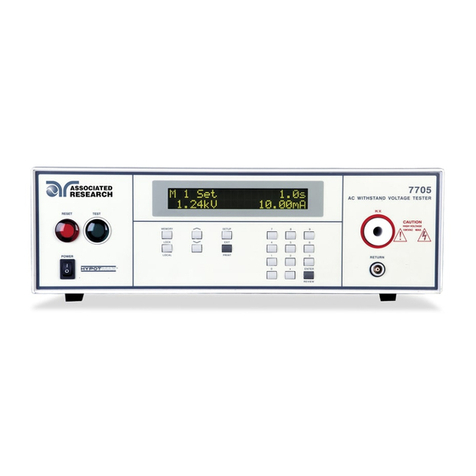 Associated Research HypotMAX 7705 Operation manual Associated Research HypotMAX 7705 Operation manual