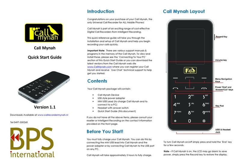 BPS Call Mynah quick start guide