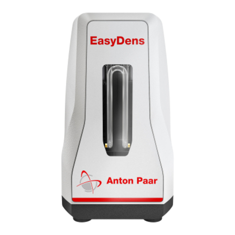 Anton Paar EasyDens Instruction Manual and Safety Information