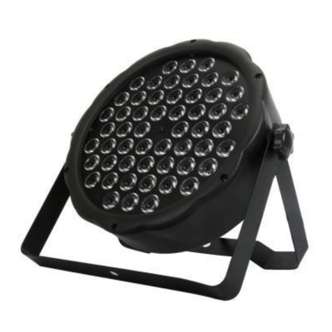 Shehds LED Flat Par 54x3W VIOLET user manual