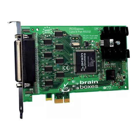 Brainboxes PCI Quad RS232 introduction