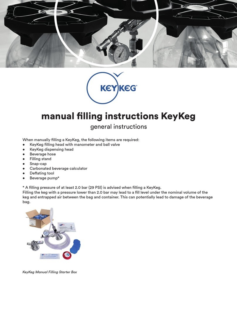KeyKeg 10 L General instructions