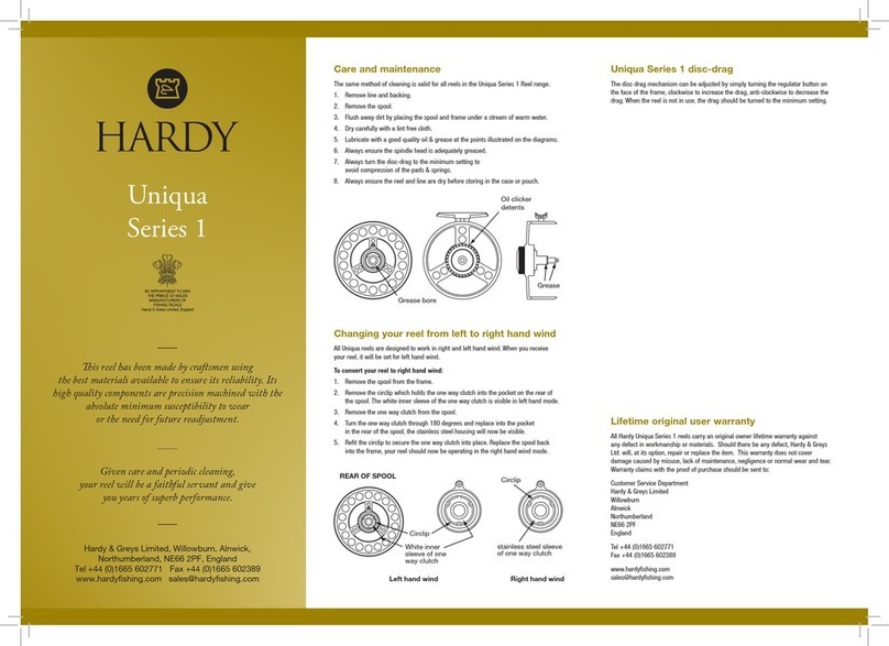 Hardy Uniqua 1 Series quick start guide Hardy Uniqua 1 Series quick start guide