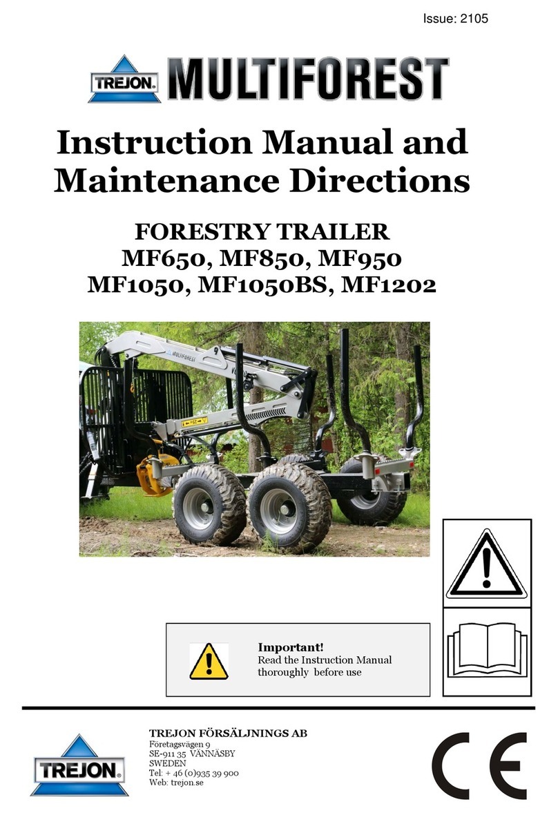 Trejon Multiforest MF650 Instruction Manual and Maintenance Directions Trejon Multiforest MF650 Instruction Manual and Maintenance Directions
