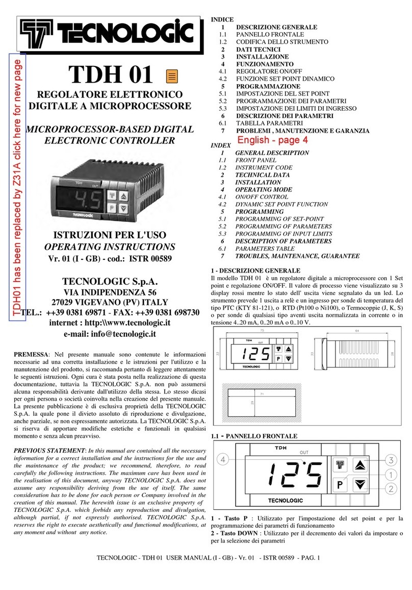 Tecnologic Tecnologic quick start guide