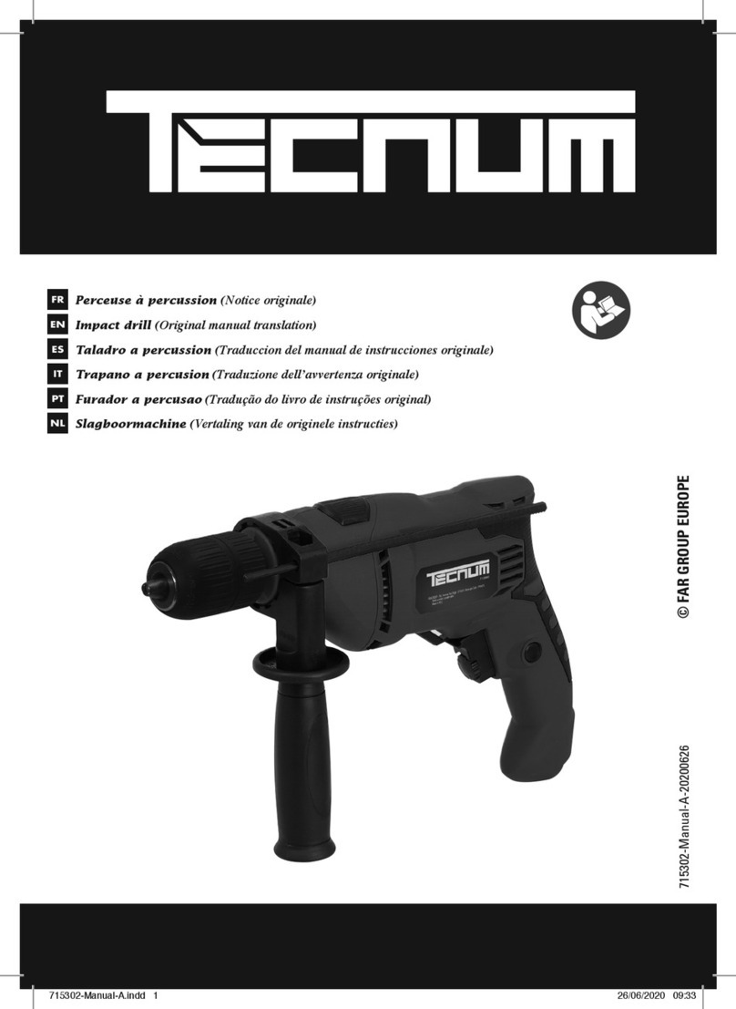 tecnum TG13M5 Use and care manual
