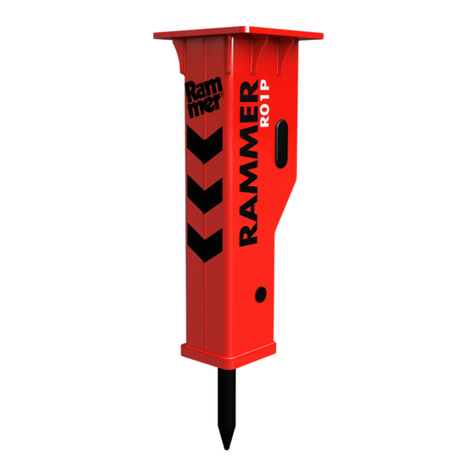 RAMMER R01P Operator's manual