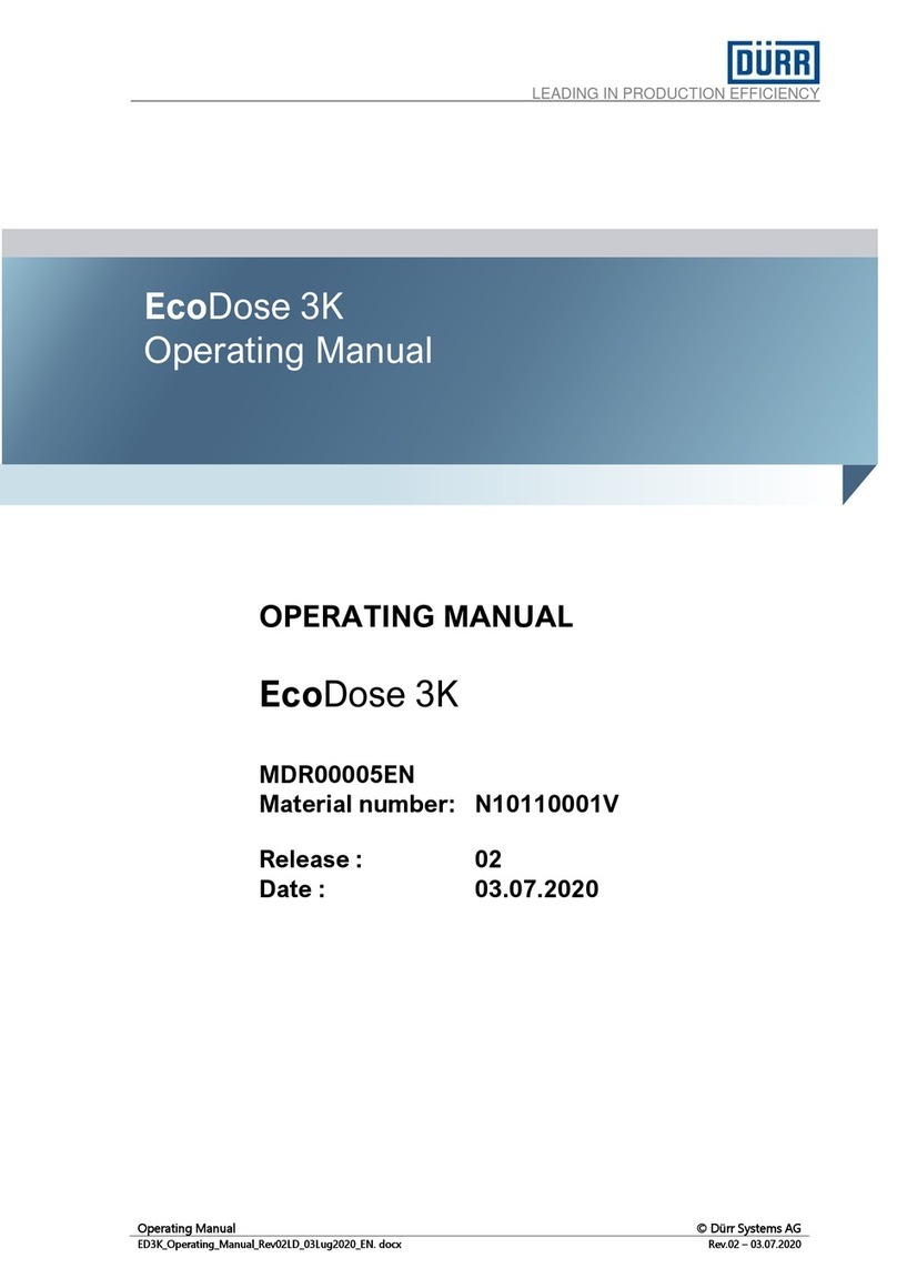 DÖRR EcoDose 3K operating manual