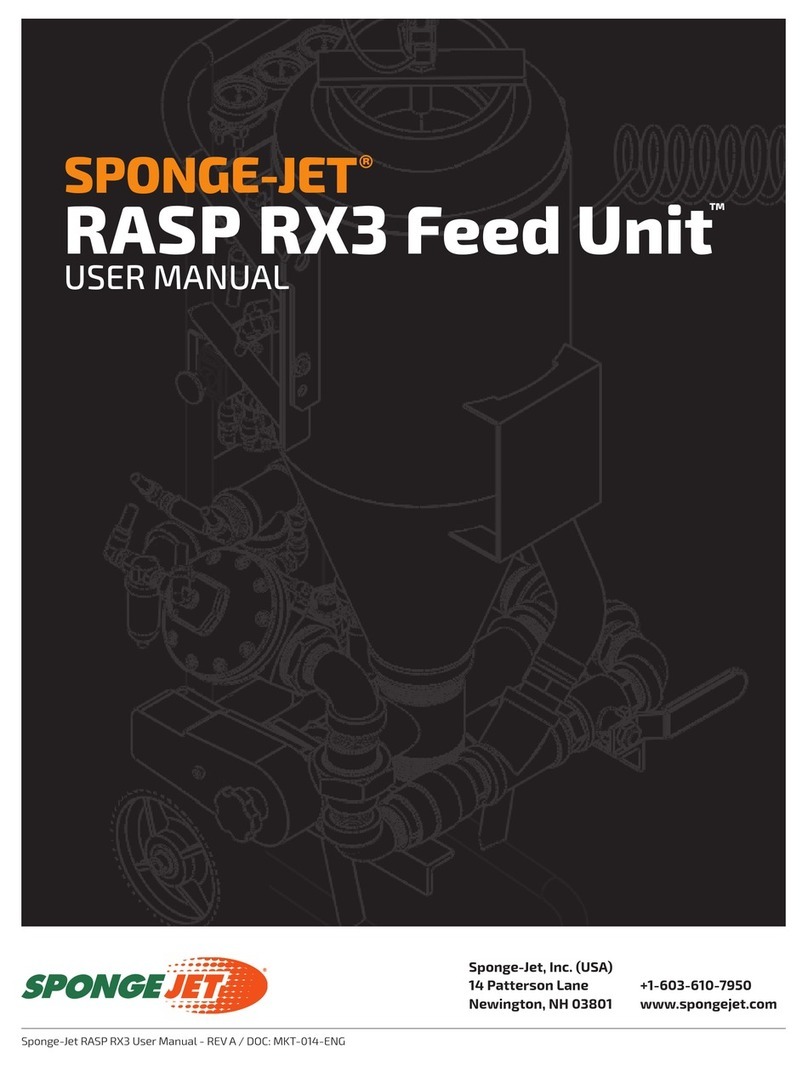 Sponge-Jet RASP RX3 user manual