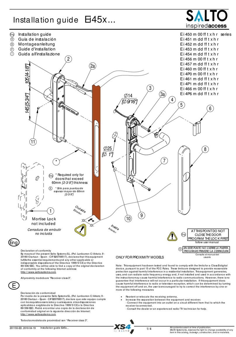 Salto Ei45 Series User manual