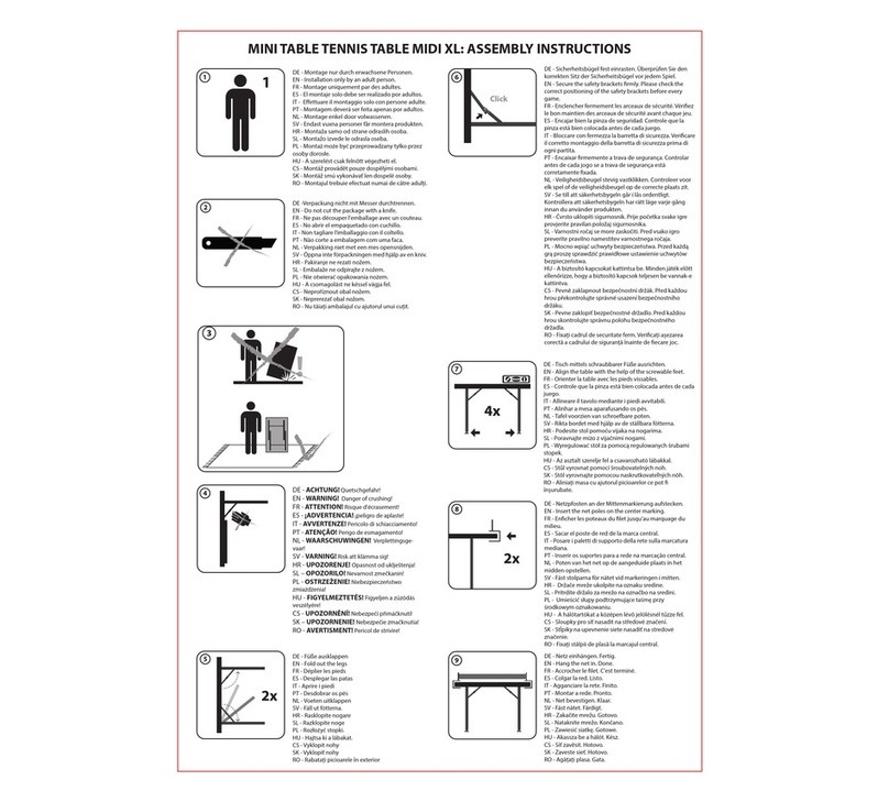 Schildkröt TABLE MIDI XL Assembly instructions