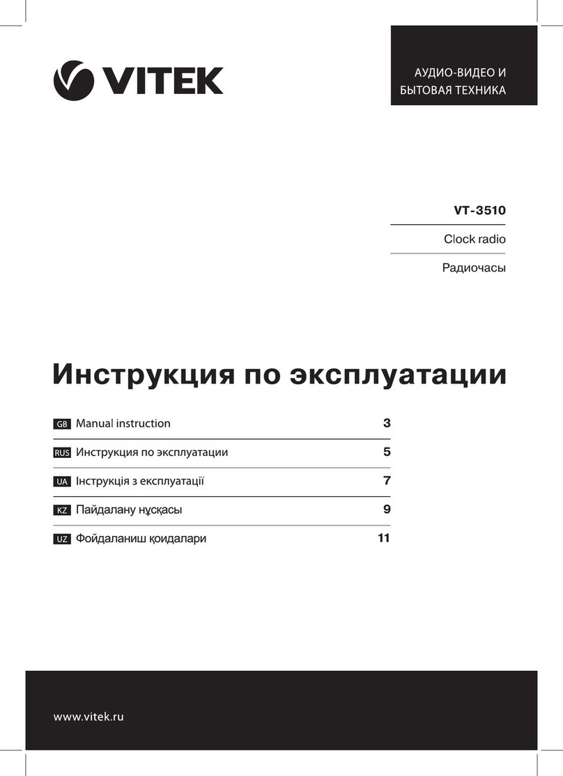 Vitek VT-3510 User manual Vitek VT-3510 User manual