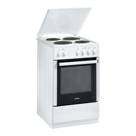 Gorenje E52102AW0 User manual