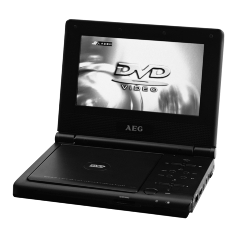 AEG DVD 4528 TFT Instruction manual and guarantee