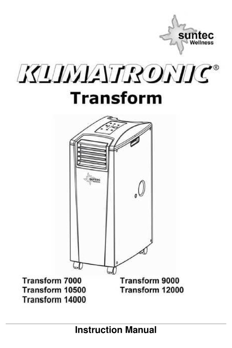 Suntec Wellness Klimatronic Transform 7000 User manual