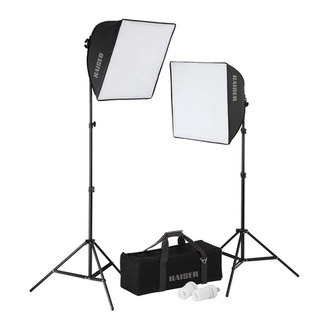 Kaiser studiolight E70 Kit operating instructions