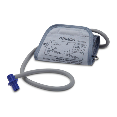 Omron CS2 Small Cuff User manual Omron CS2 Small Cuff User manual