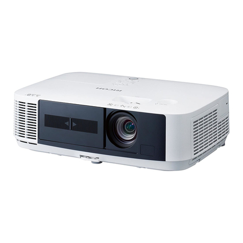 Ricoh PJ WX5361N Operating manual
