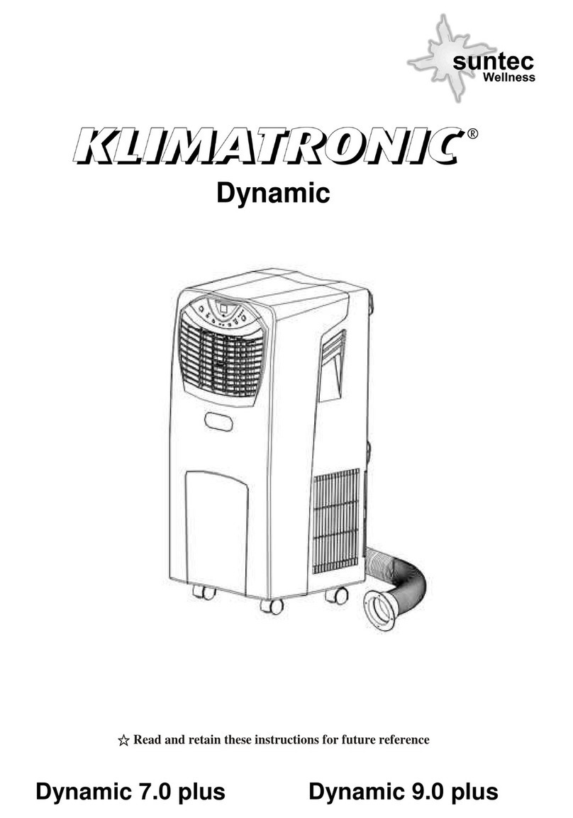 Suntec Wellness Klimatronic Progress 7.0 plus User manual