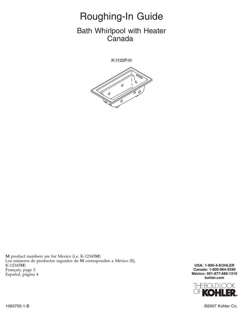 Kohler K-1122P-H Quick start guide