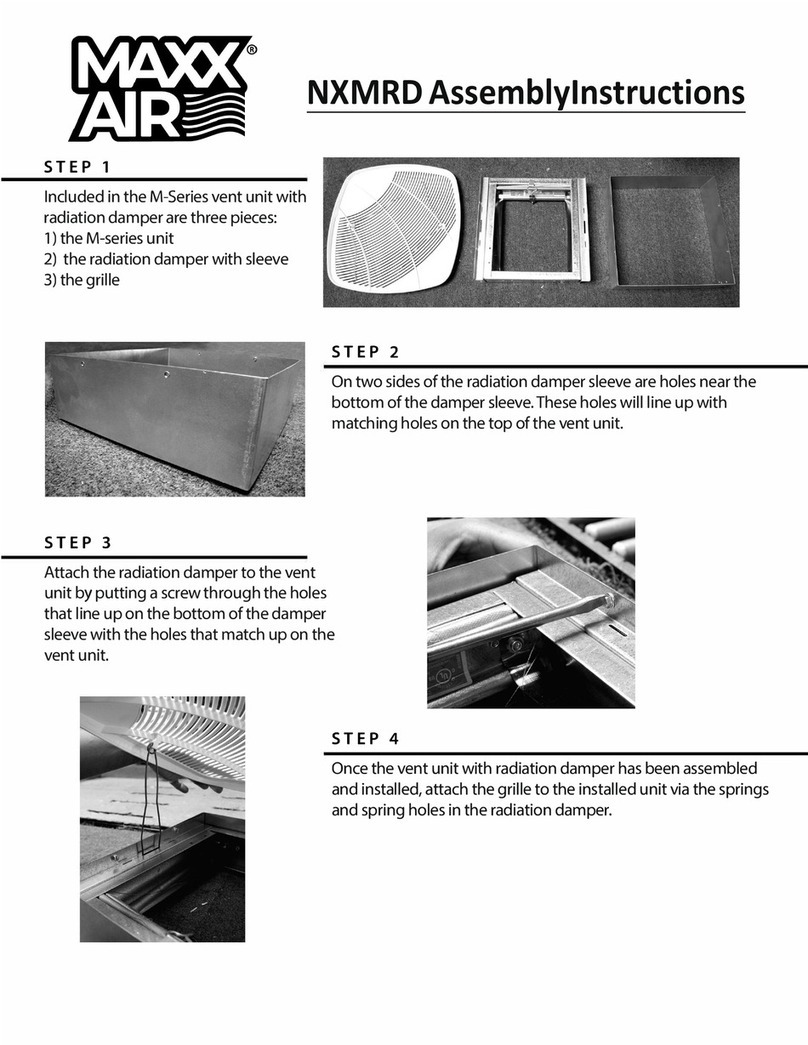 Maxxair NXMLRD Assembly instructions