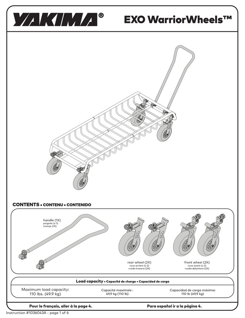 Yakima EXO WarriorWheels User manual