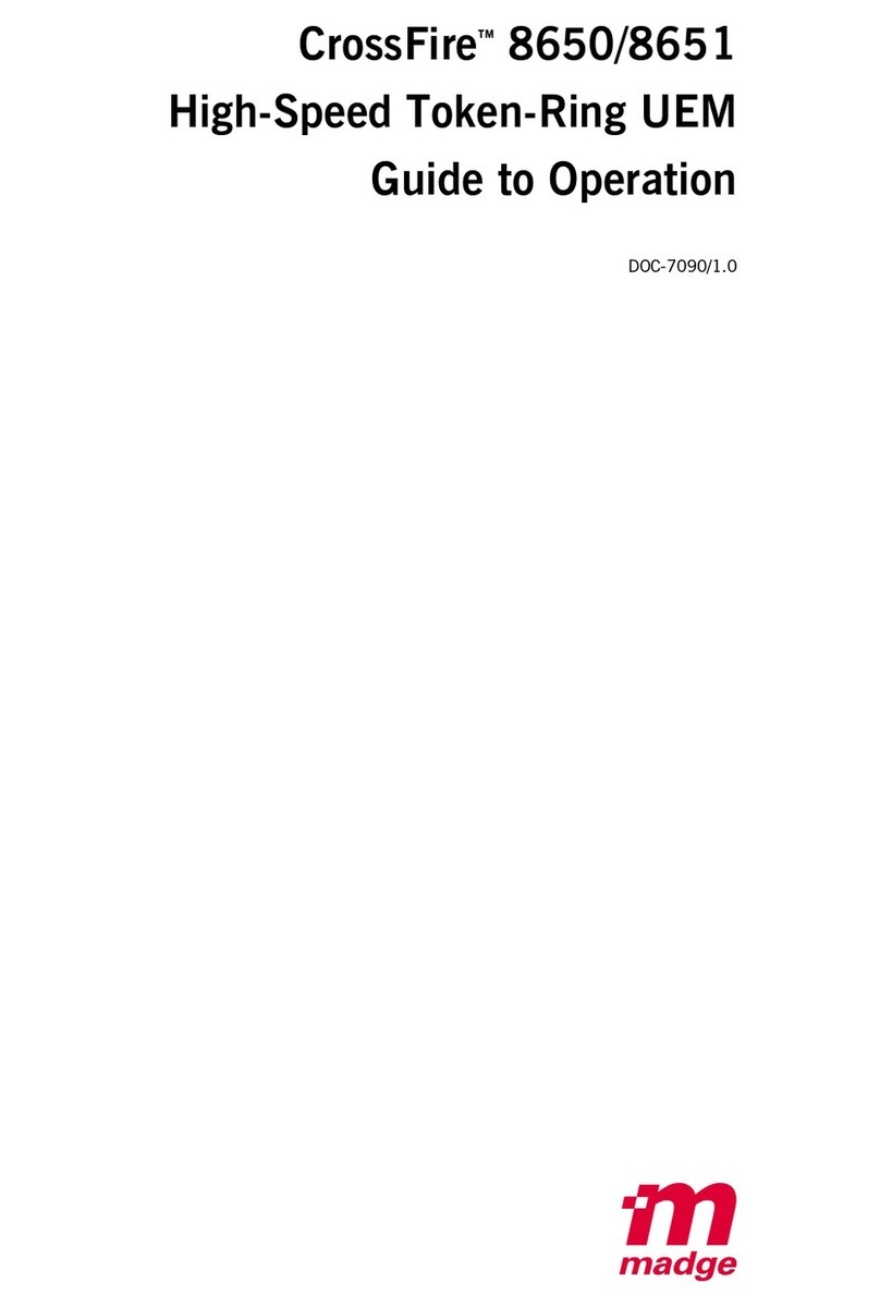Madge Networks CrossFire 8650 Guide to Operation
