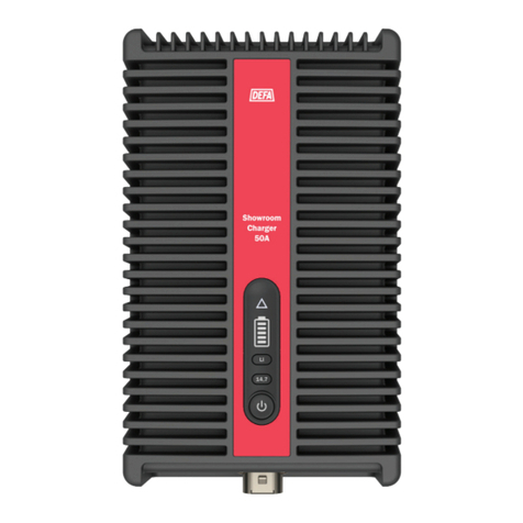 DEFA ShowroomCharger 50A User manual