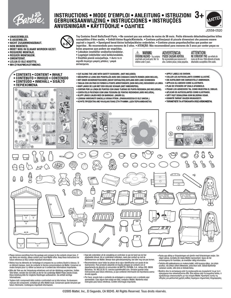 Mattel Barbie J0558-0520 instructions Mattel Barbie J0558-0520 instructions