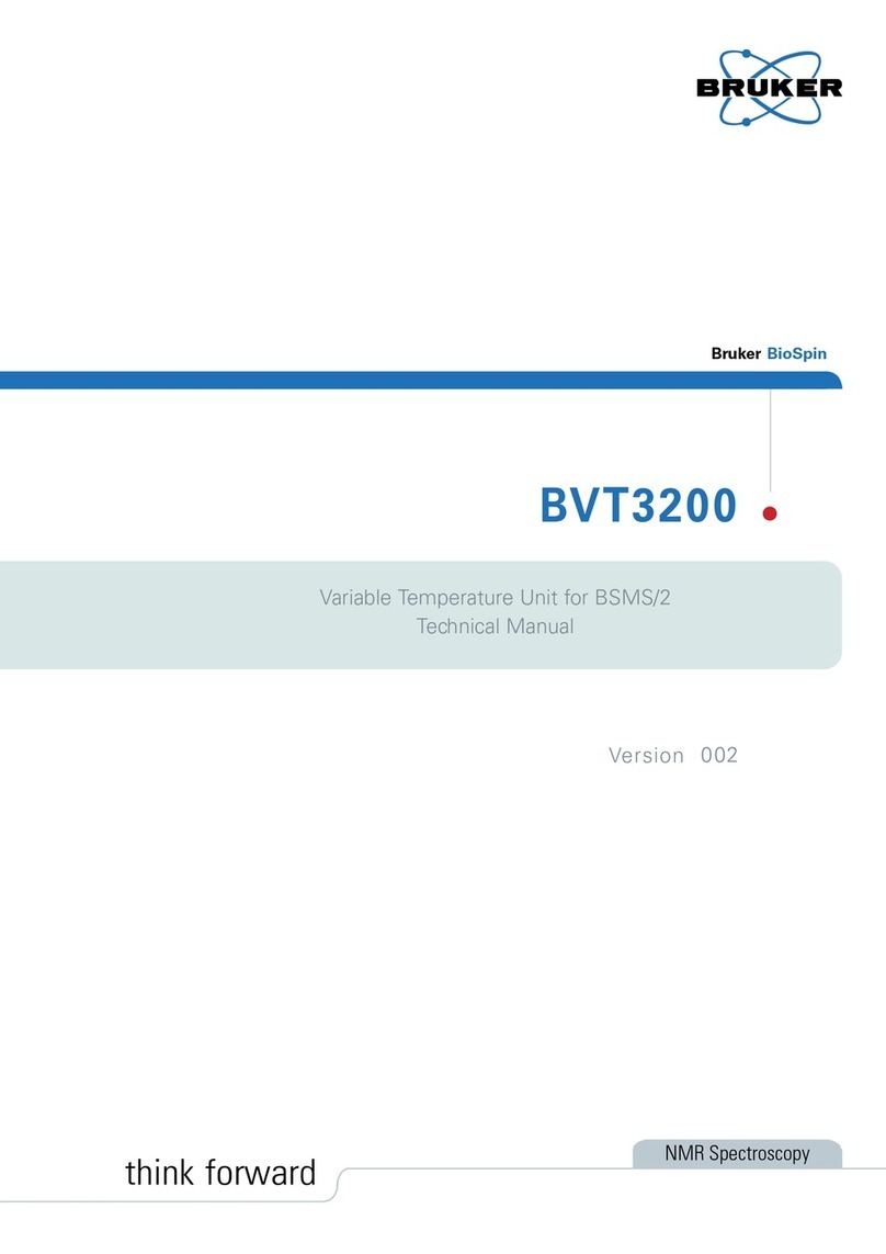Bruker BioSpin NMR BVT3200 Technical manual